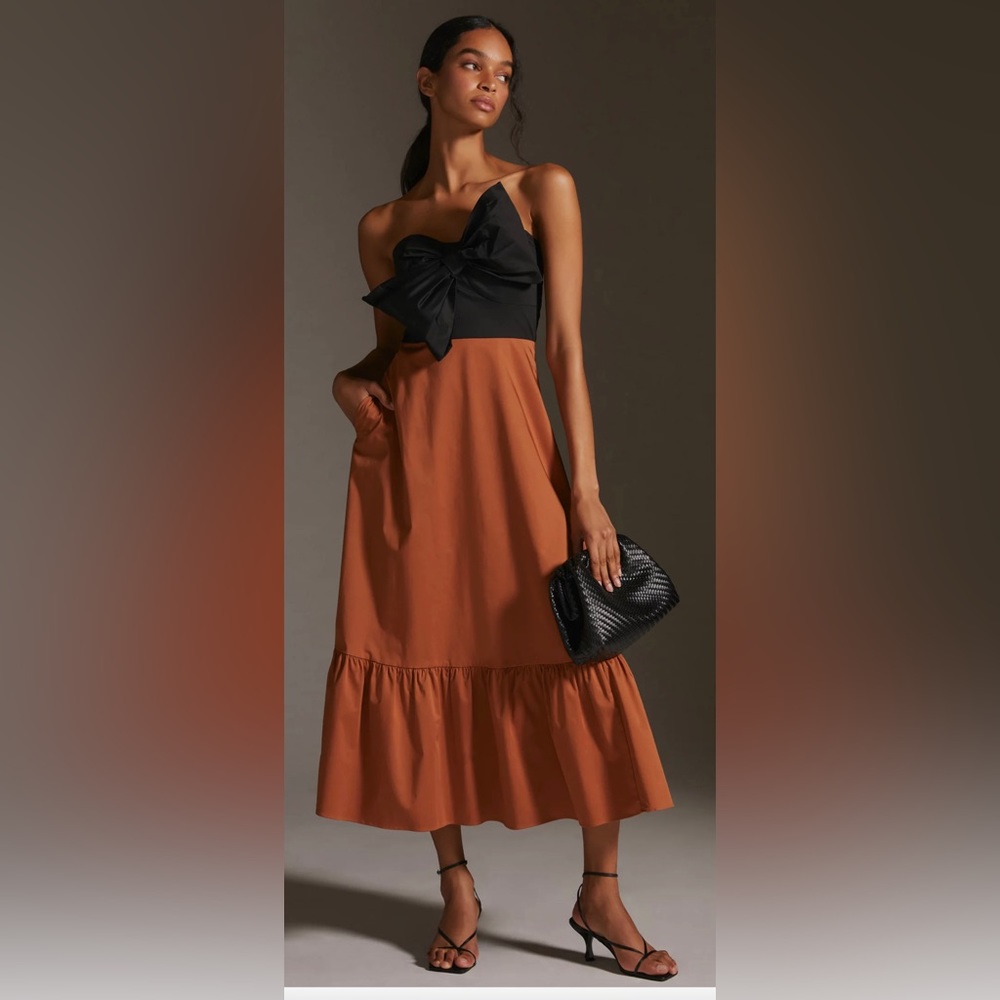 Bow-Tie Maxi Dress from Anthropologie